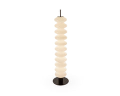 Jana Floor Lamp - White &amp; Black Integrated LED