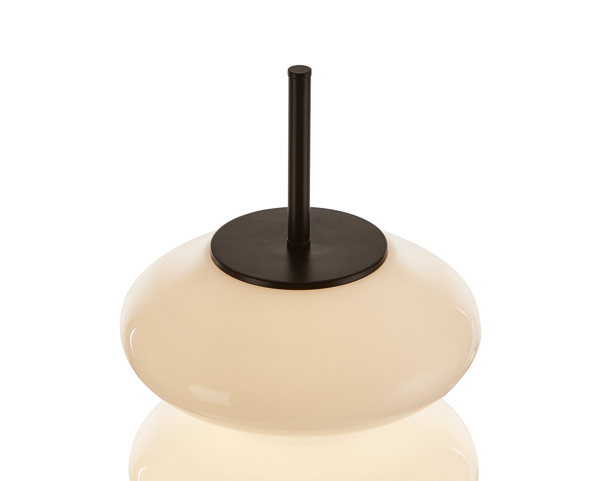 Jana Floor Lamp - White &amp; Black Integrated LED