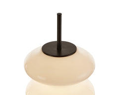Jana Floor Lamp - White &amp; Black Integrated LED