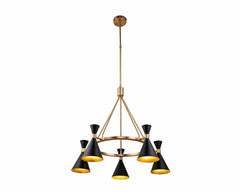 Kensington Pendant Lamp – Black Antique Blass E27