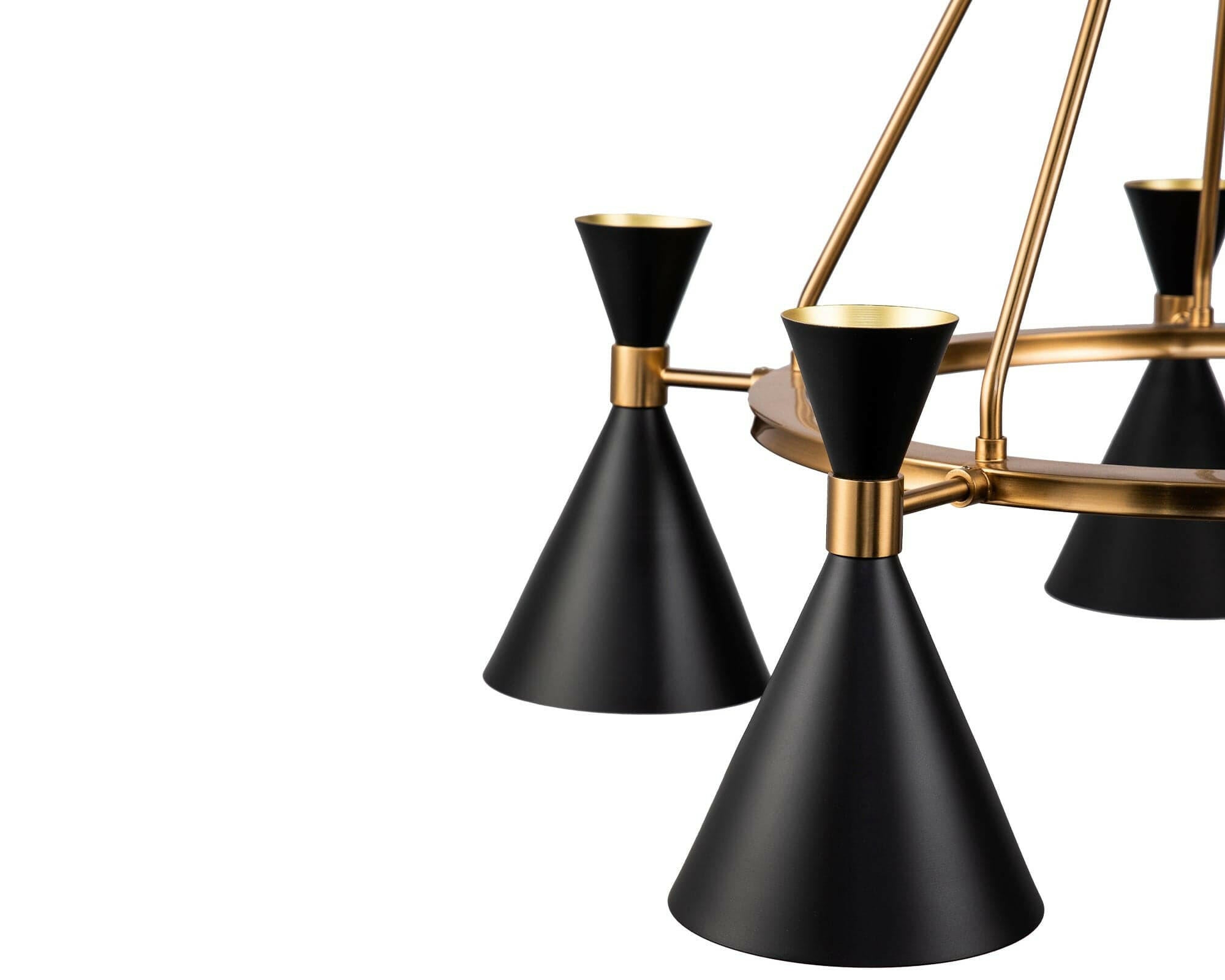 Kensington Pendant Lamp – Black Antique Blass E27