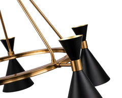 Kensington Pendant Lamp – Black Antique Blass E27