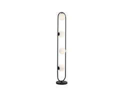 Luca Matt Black Floor Lamp G9