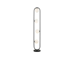 Luca Matt Black Floor Lamp G9
