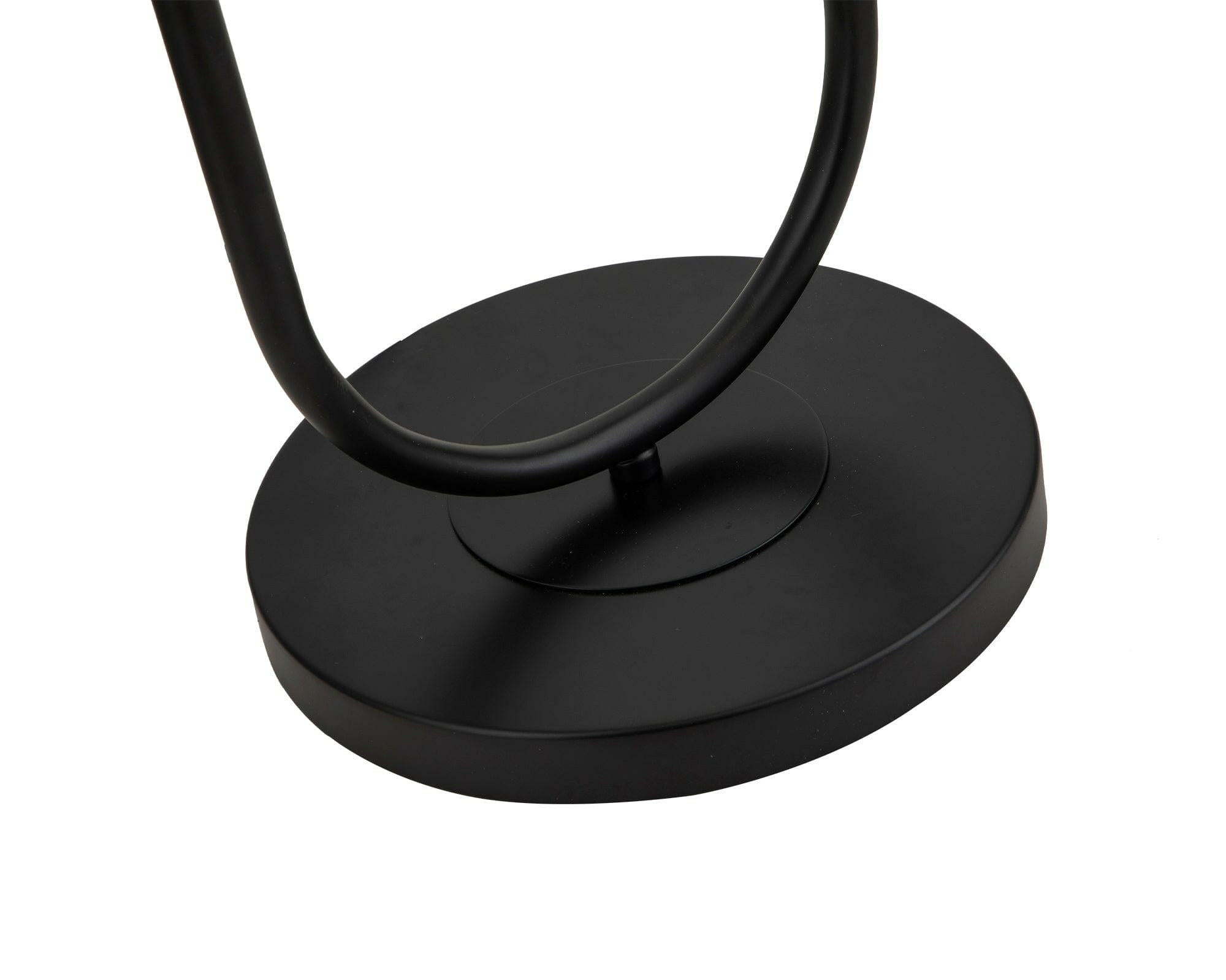 Luca Matt Black Floor Lamp G9