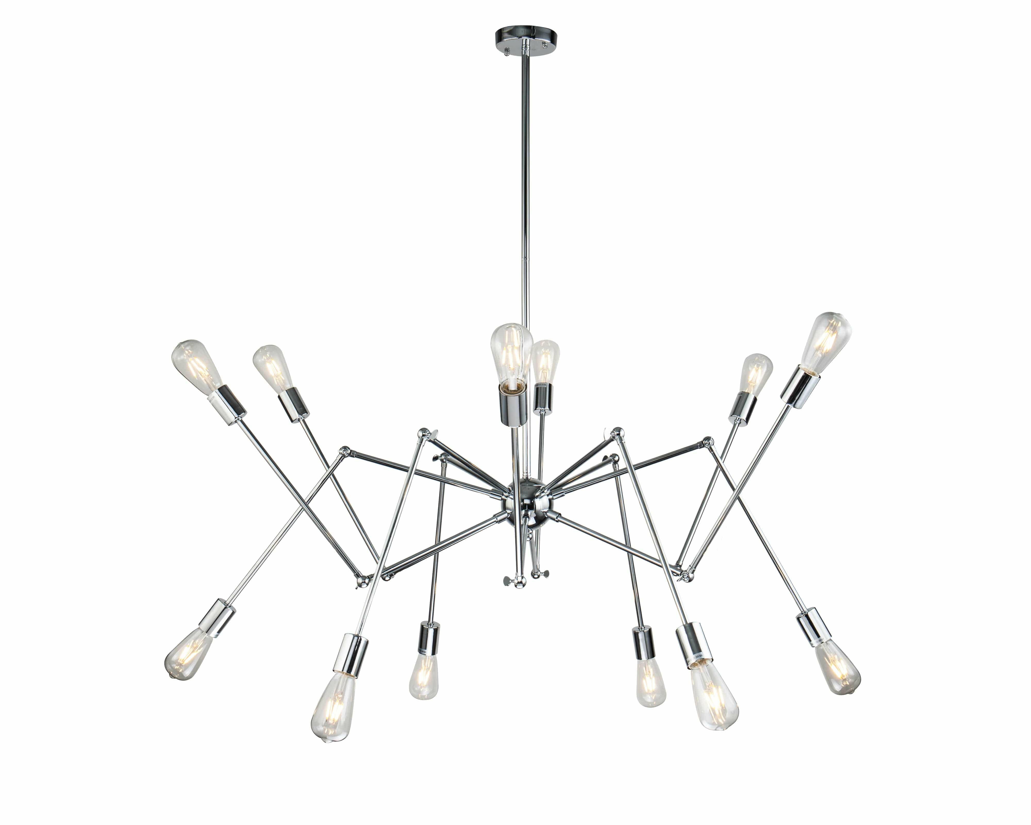 Olsen Pendant Lamp Polished Chrome E27