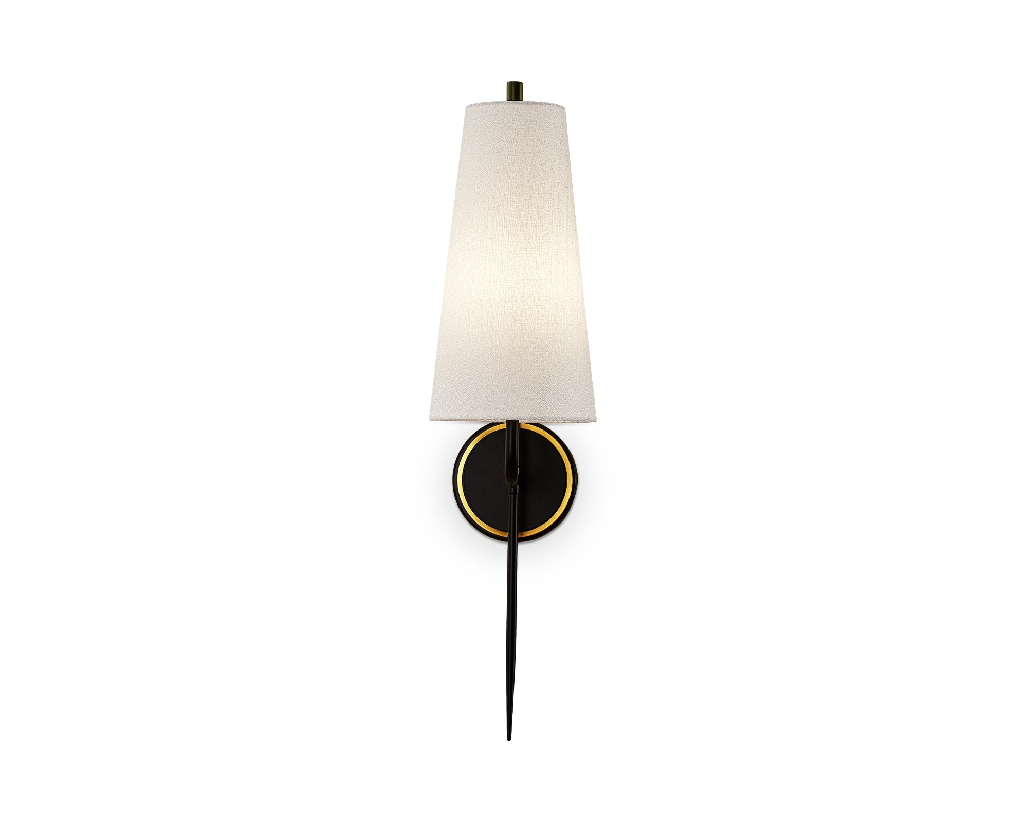 Serpa Wall Light - White, Black & Brass G9