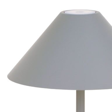 Liberty - Aluminum Rechargeable Table Lamp with Battery 3 W - Silver Finish, IP54