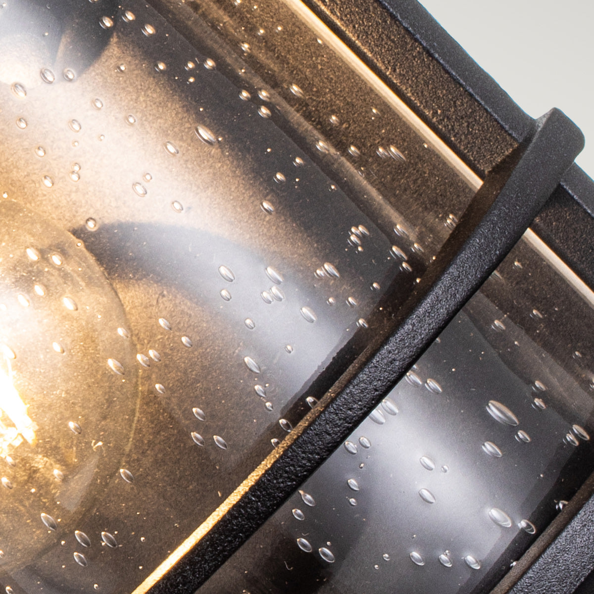 Lighthouse Half Lantern – Textured Black Finish