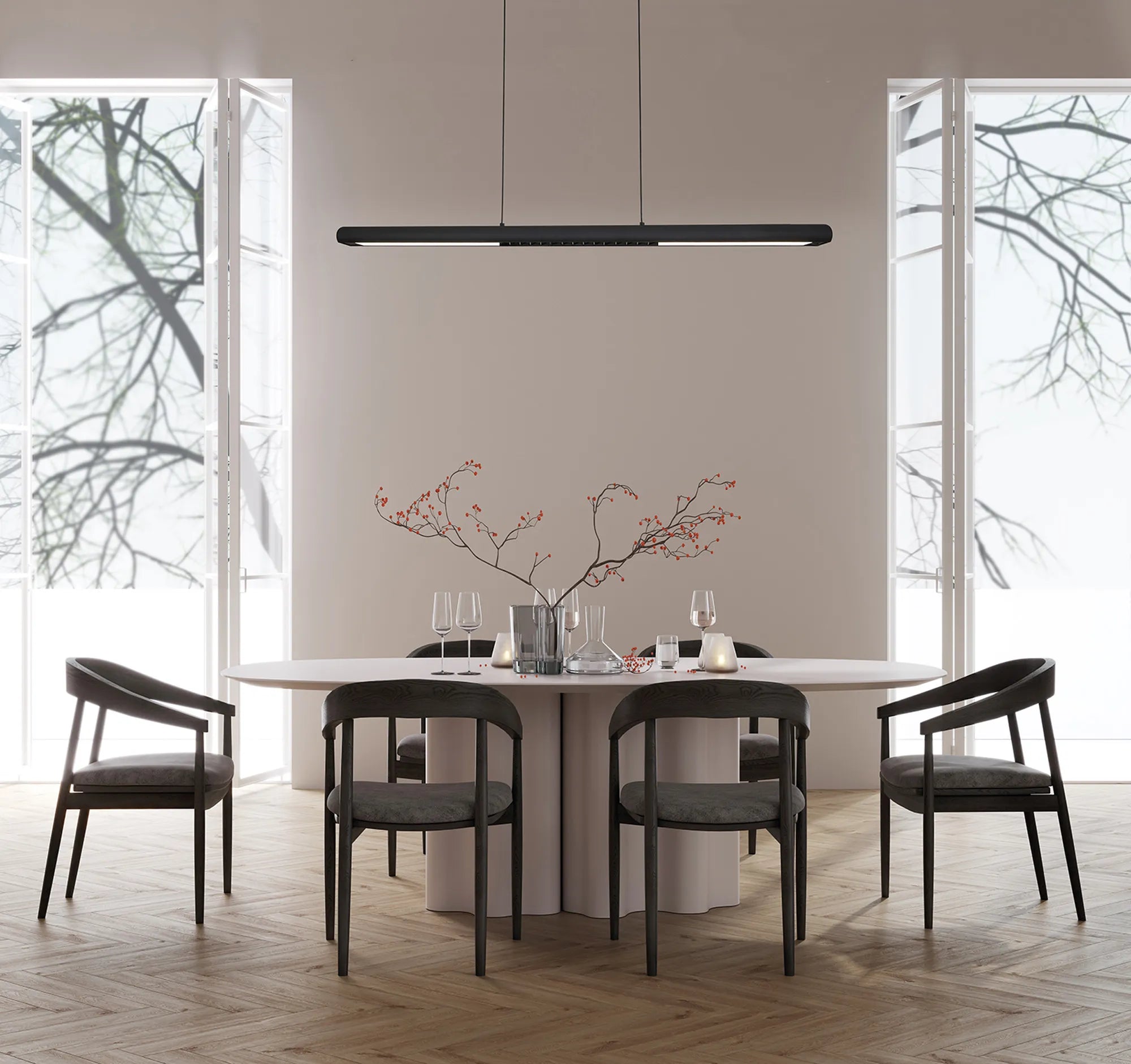 Lineal Linear Pendant, LED, 3000K 3yrs Warranty- Various Colours & Sizes