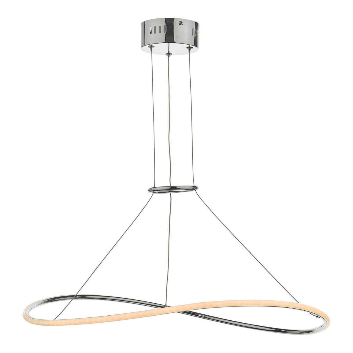 Dar Lisette Polished Chrome LED Fitting - Cusack Lighting