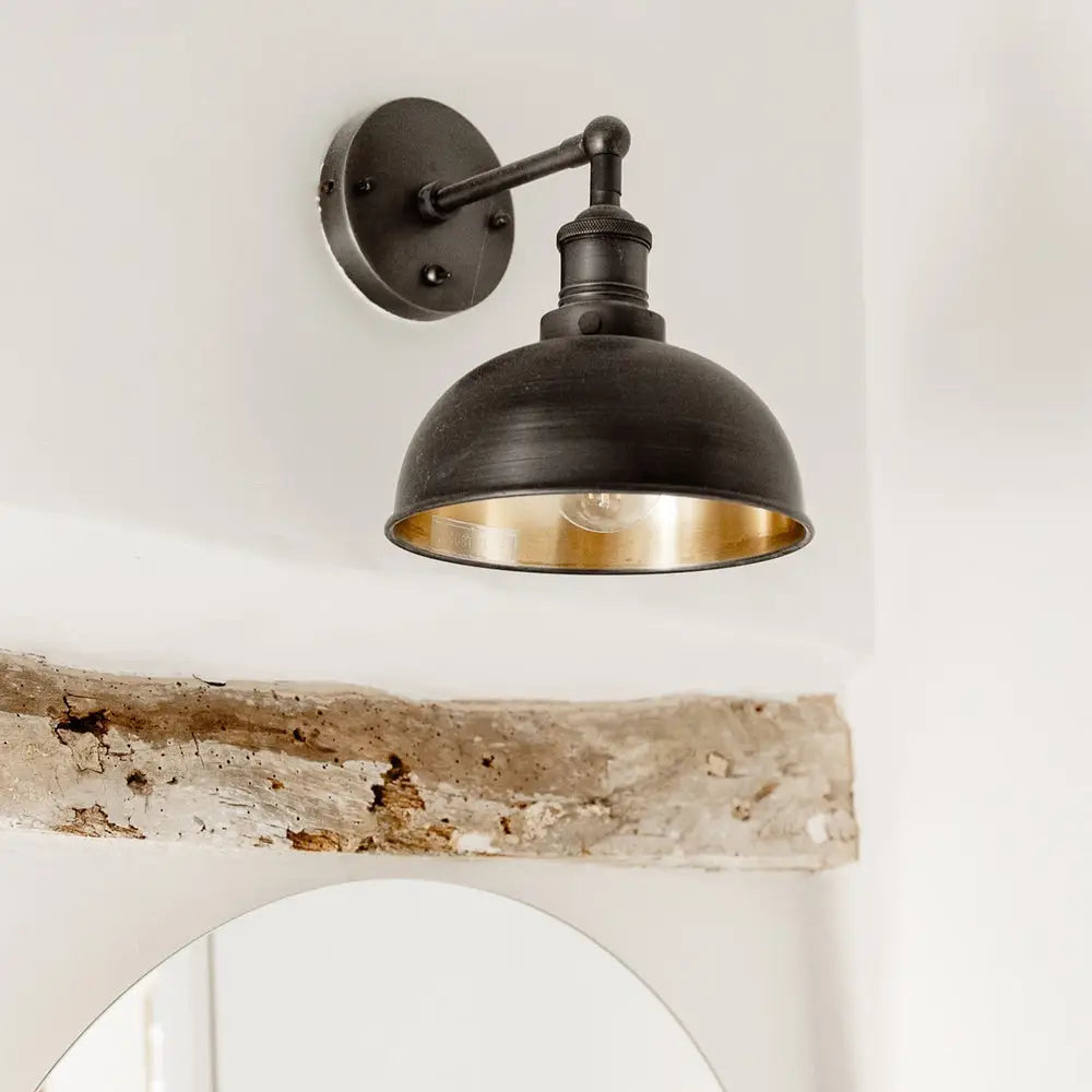 Brooklyn Dome Wall Light -Various Finishes