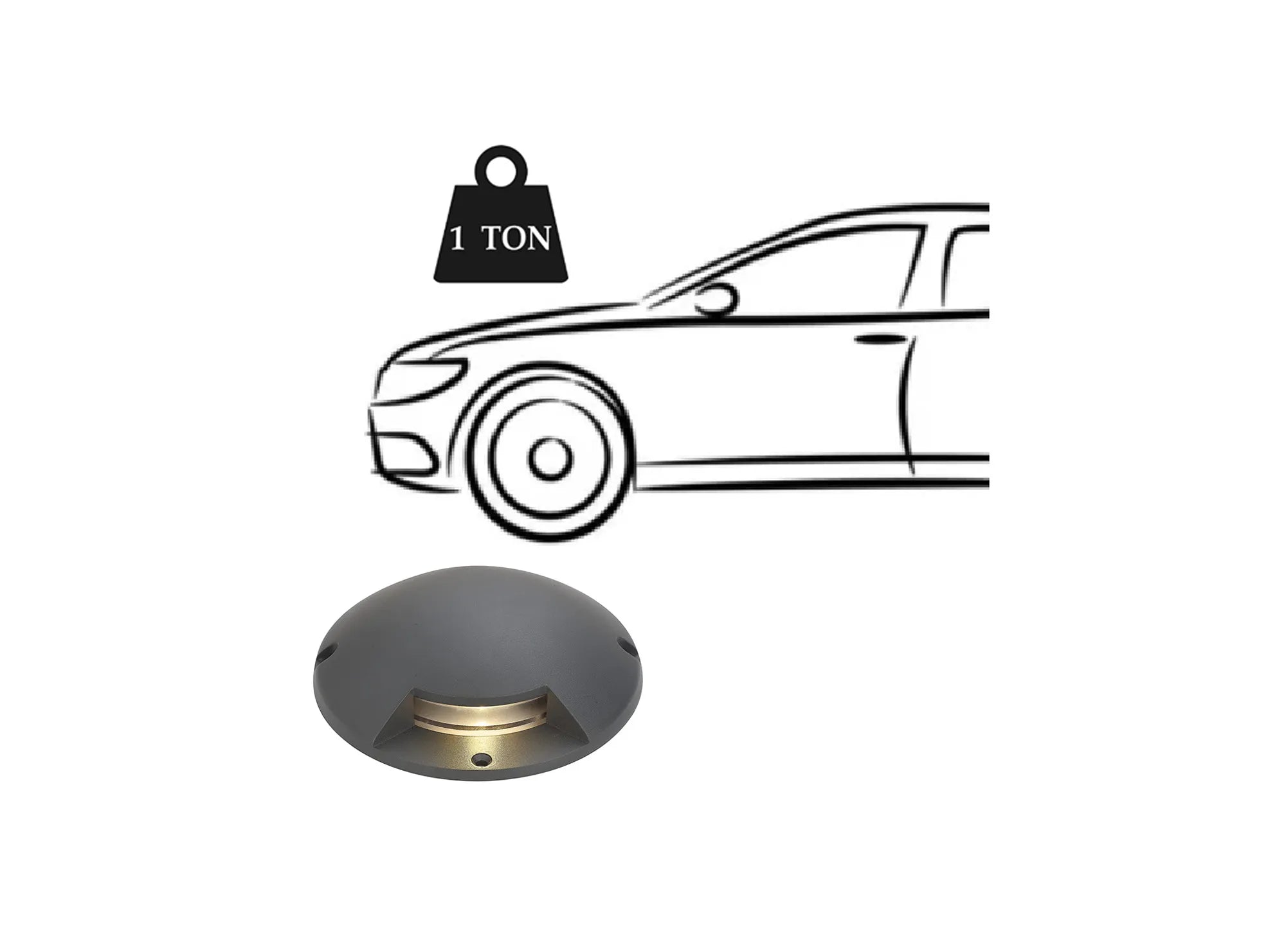 Luka Above Ground Light/Wall Light