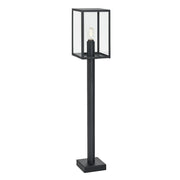Lofoten 1 Light Pillar - Black IP44 E27