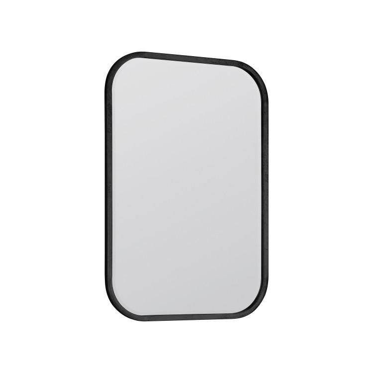 Logan Rectangle Mirror Black W655 x D20 x H955mm - Cusack Lighting