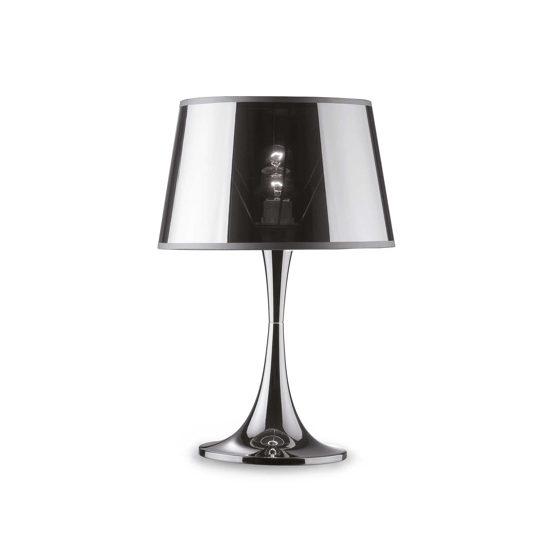 London Table Lamp - Black/White Finish - Cusack Lighting