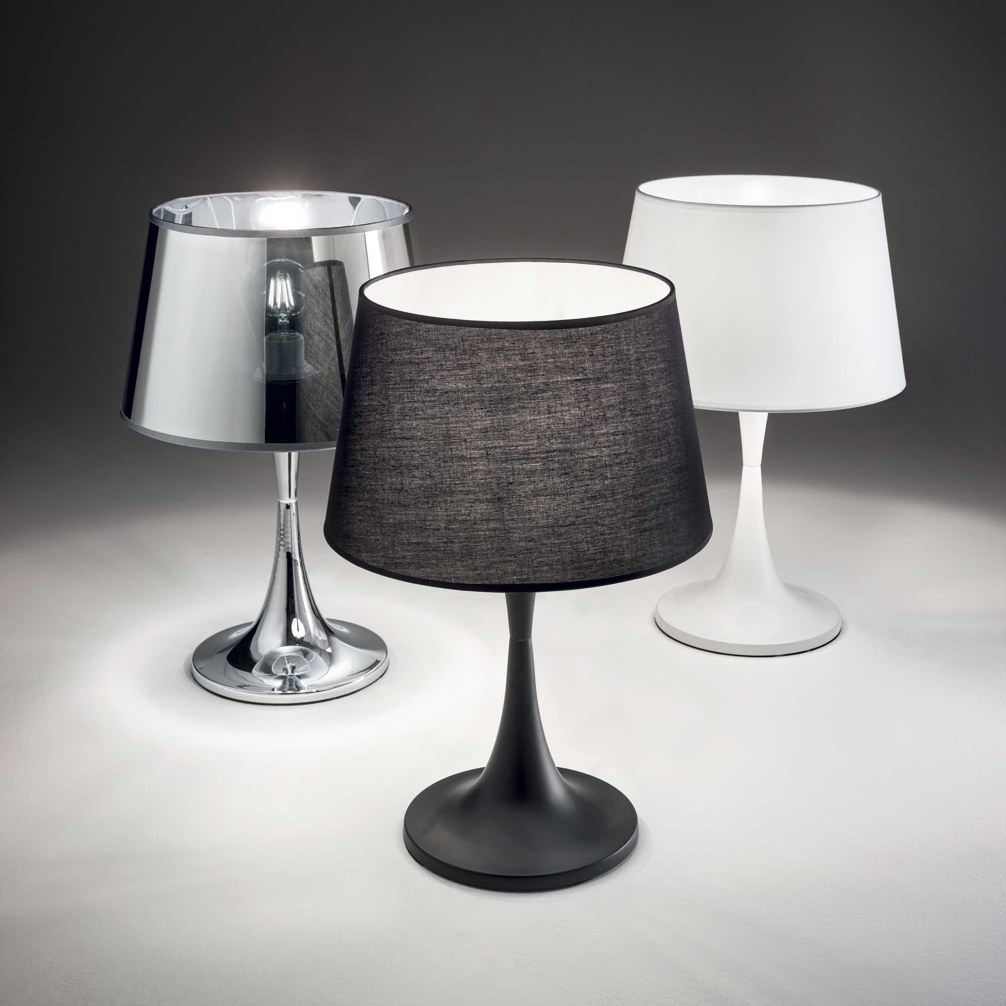 London Table Lamp - Black/White Finish - Cusack Lighting