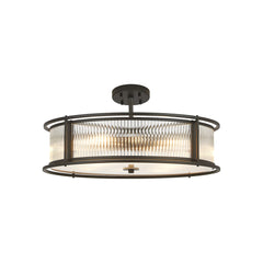 Luiz IP20 Semi Ceiling - 65cm and 80cm - Various Finishes