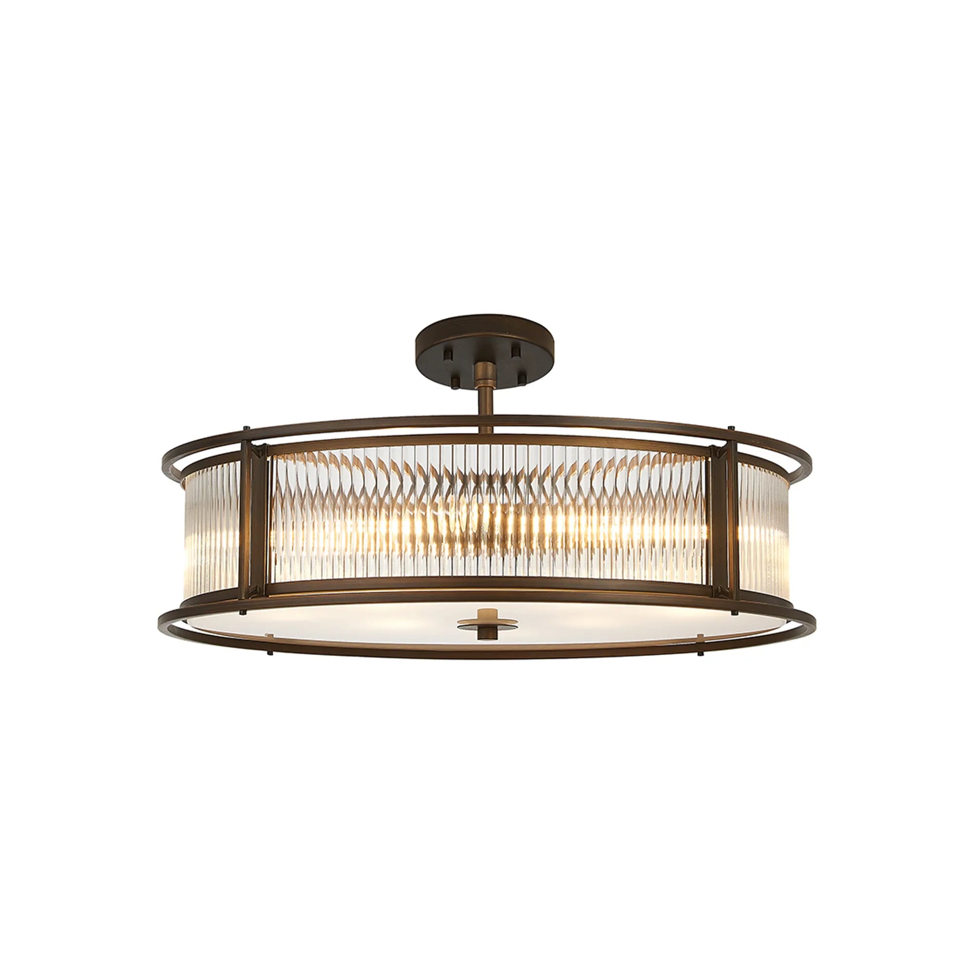 Luiz IP20 Semi Ceiling - 65cm and 80cm - Various Finishes