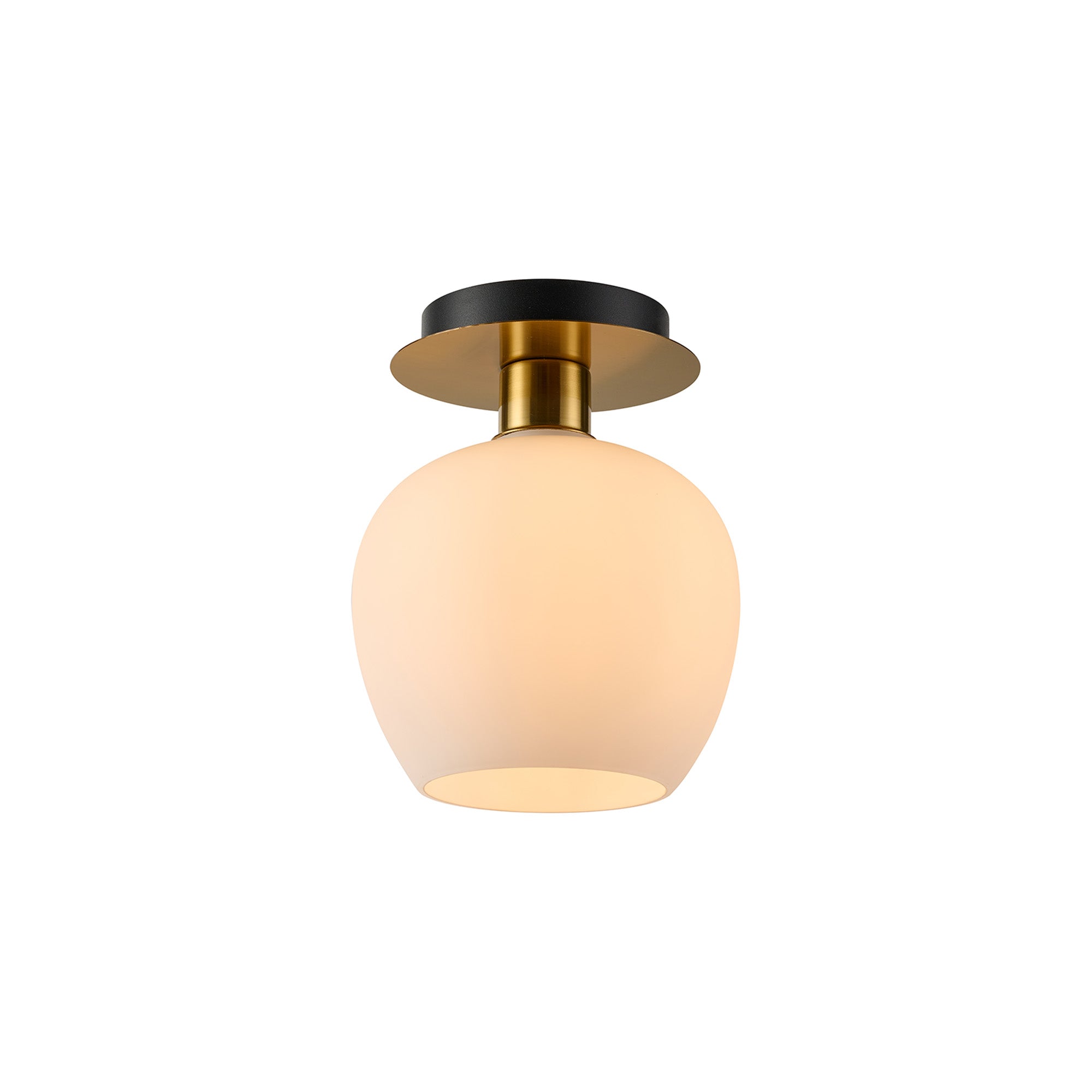 Lori 15cm Round Ceiling Flush Light- Antique Gold w Various Finishes
