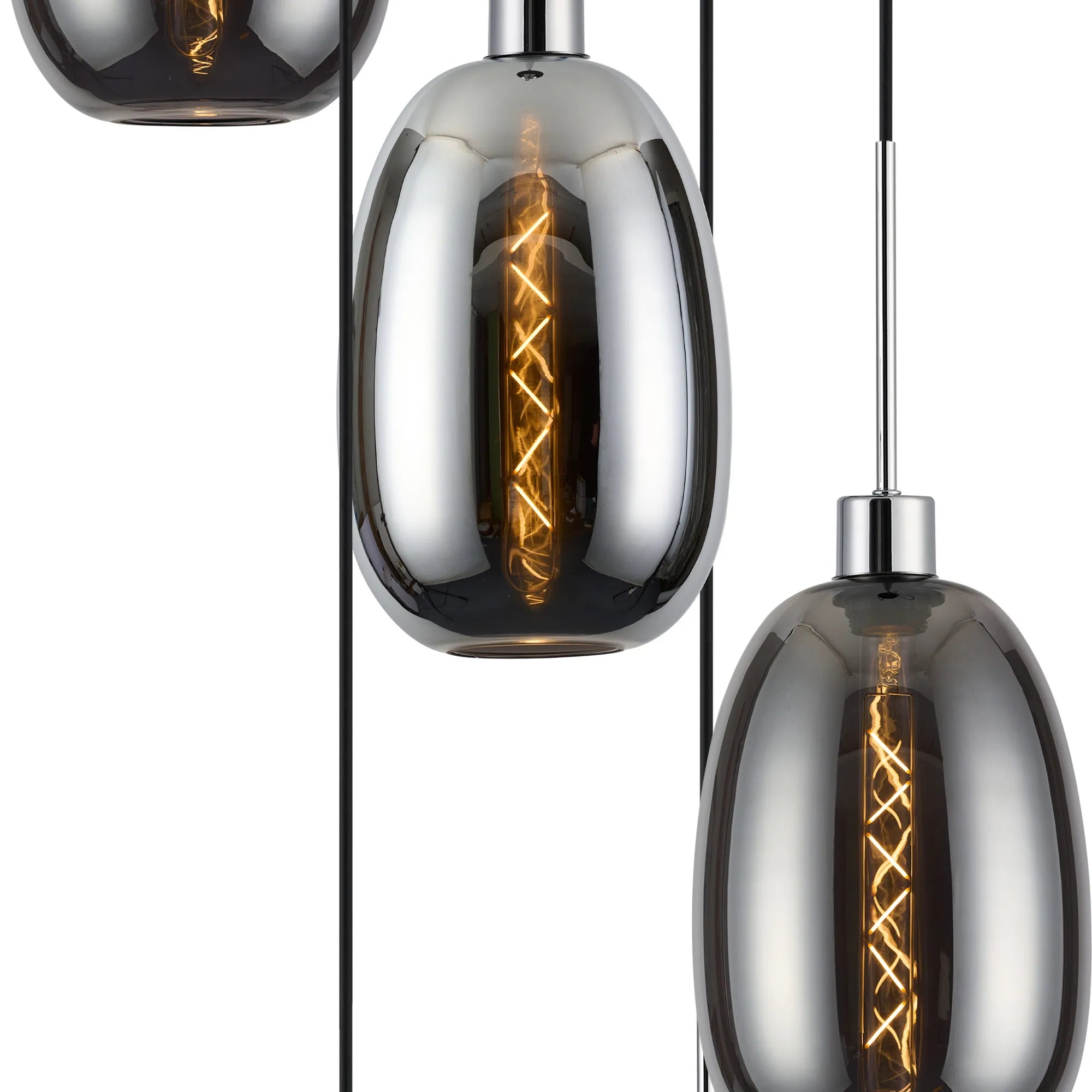 Lori 5 Light Cluster Pendant, Adjustable E27