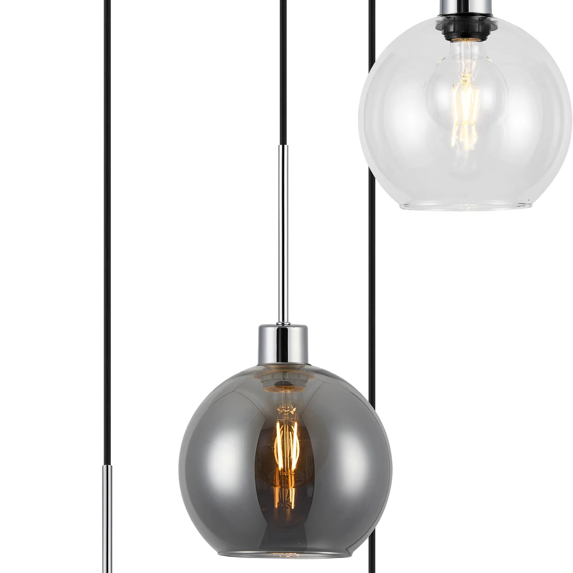 Lori 5 Light Cluster Pendant, Adjustable E27