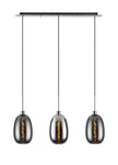 Lori 3Lt Linear Pendant- Polished Chrome w Various Finishes