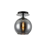 Lori 15cm Round Ceiling Flush Light-  Polished Chrome w Various Finishes