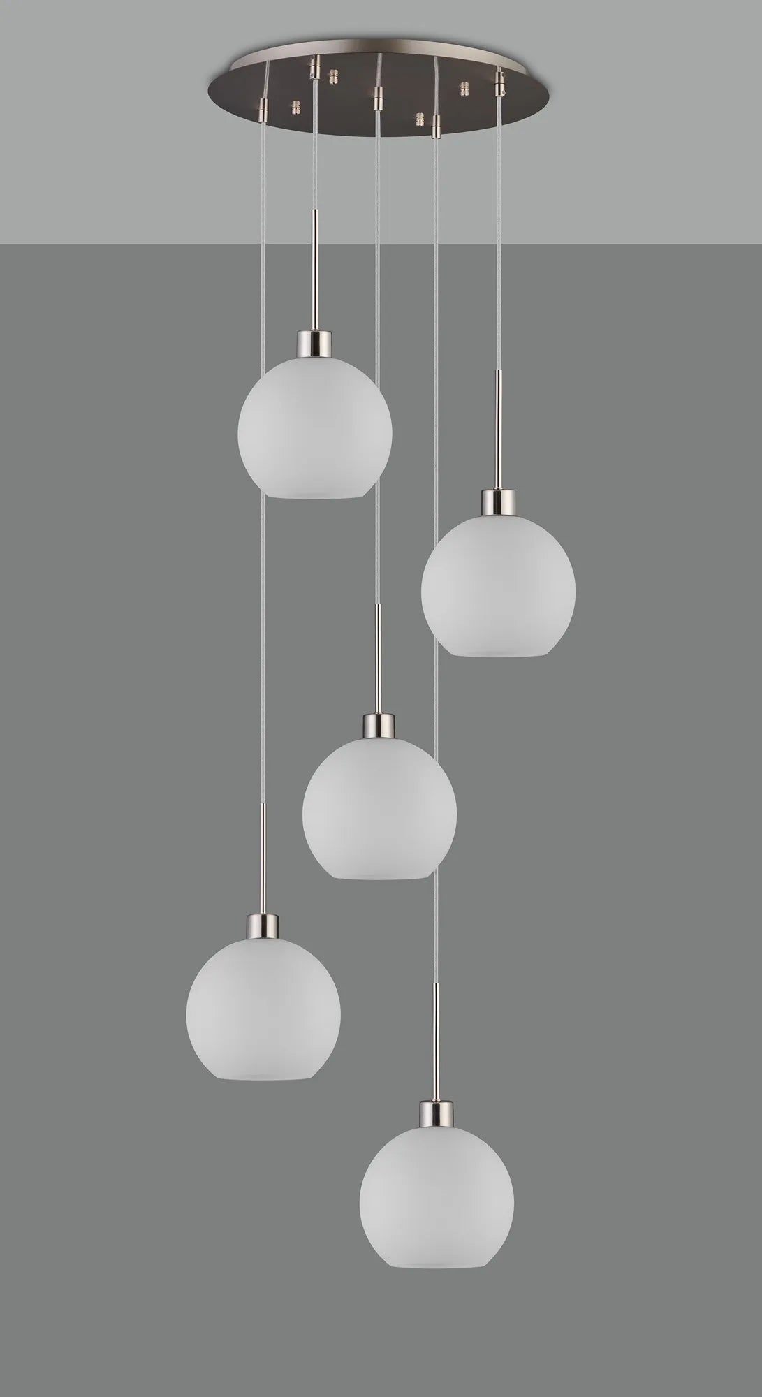 Lori 5 Light Cluster Pendant, Adjustable E27