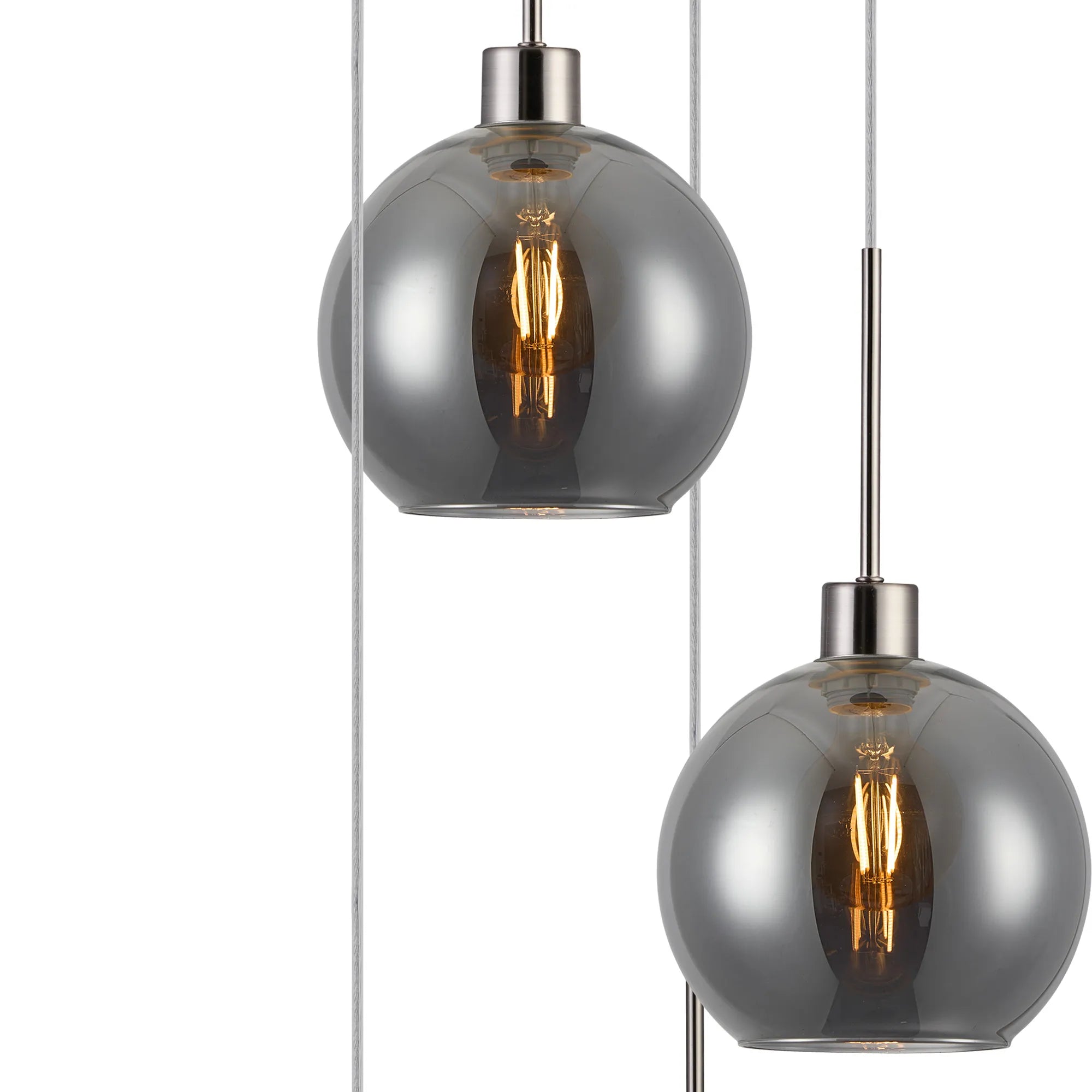 Lori 5 Light Cluster Pendant, Adjustable E27