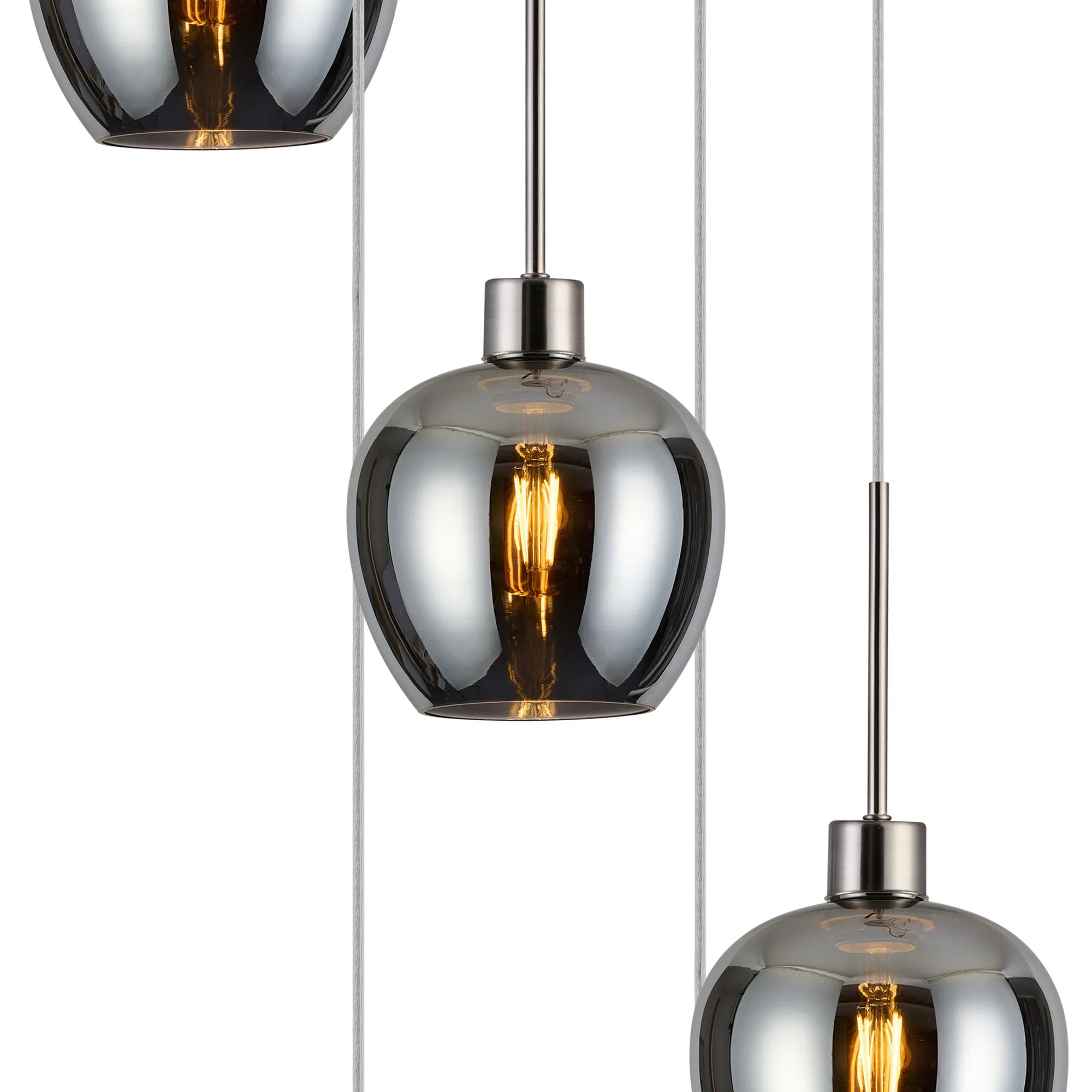 Lori 5 Light Cluster Pendant, Adjustable E27