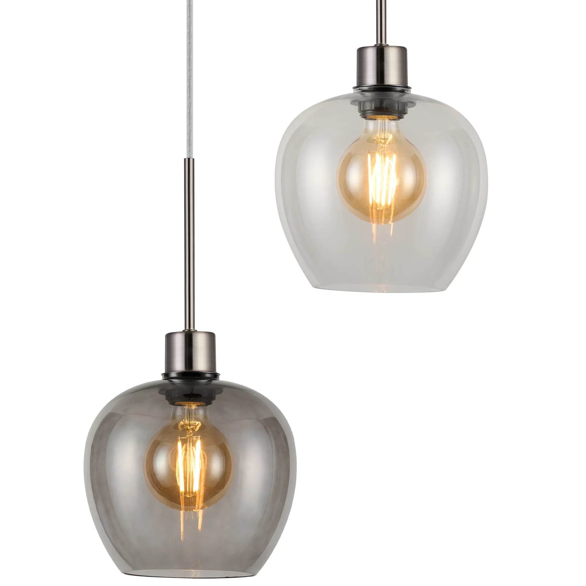 Lori 5 Light Cluster Pendant, Adjustable E27