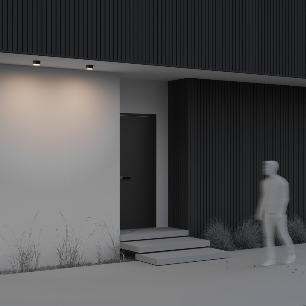 Zon Outdoor Spotlight IP65- Black/ White Finishes