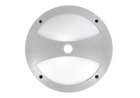 Lucia Banded Outdoor Flush Wall Light IP66 - Black/Grey