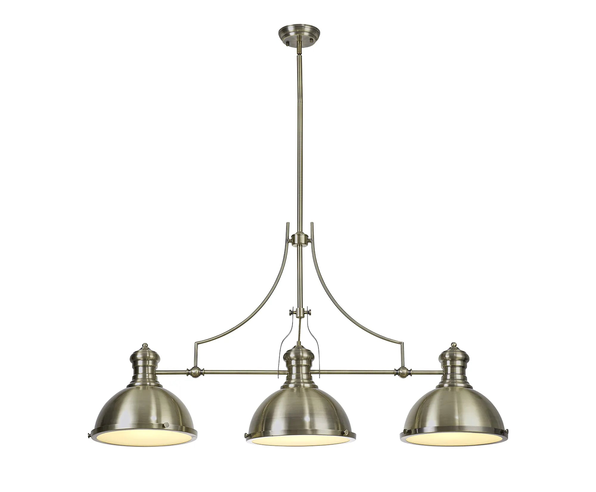 Savannah IP20 3LT Linear Multi Height Pendant - Solid Colours