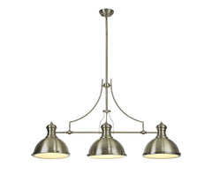Savannah IP20 3LT Linear Multi Height Pendant - Solid Colours