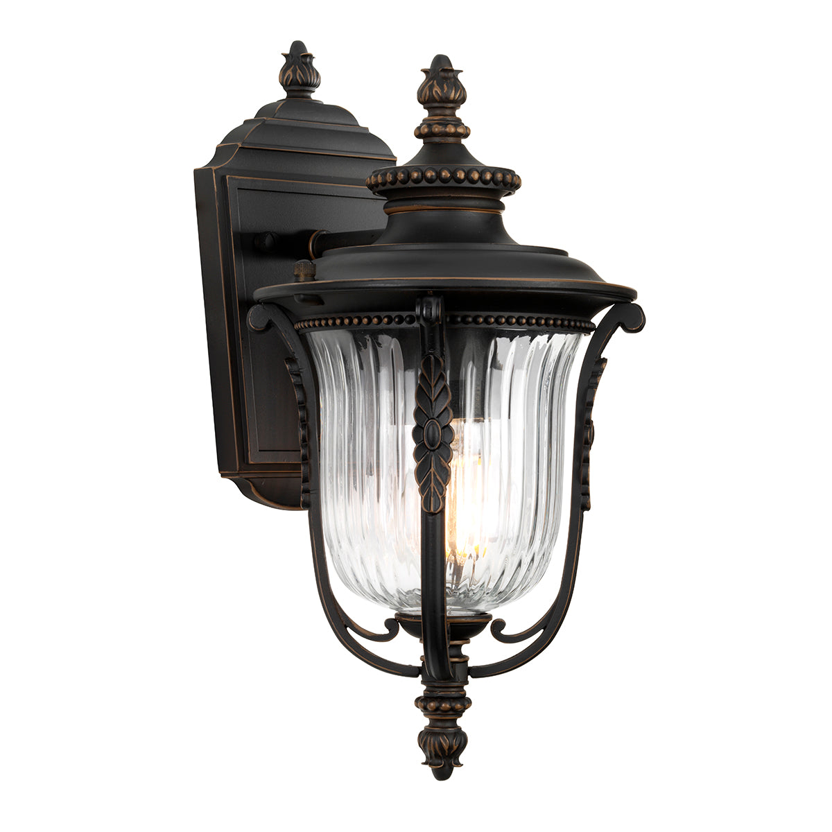 Luverne Small Wall Lantern - Rubbed Bronze Finish