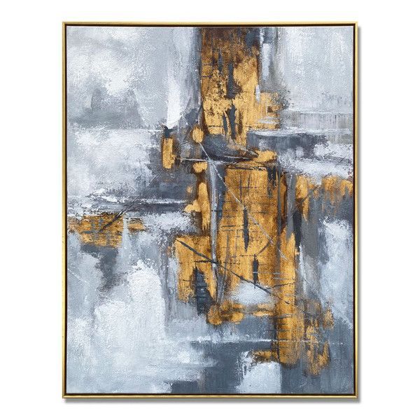 Lyra Wall Art - Gold Finish Frame
