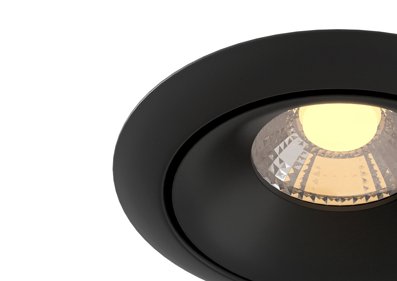 Yin Downlight 9W/12W - Black/White Finish