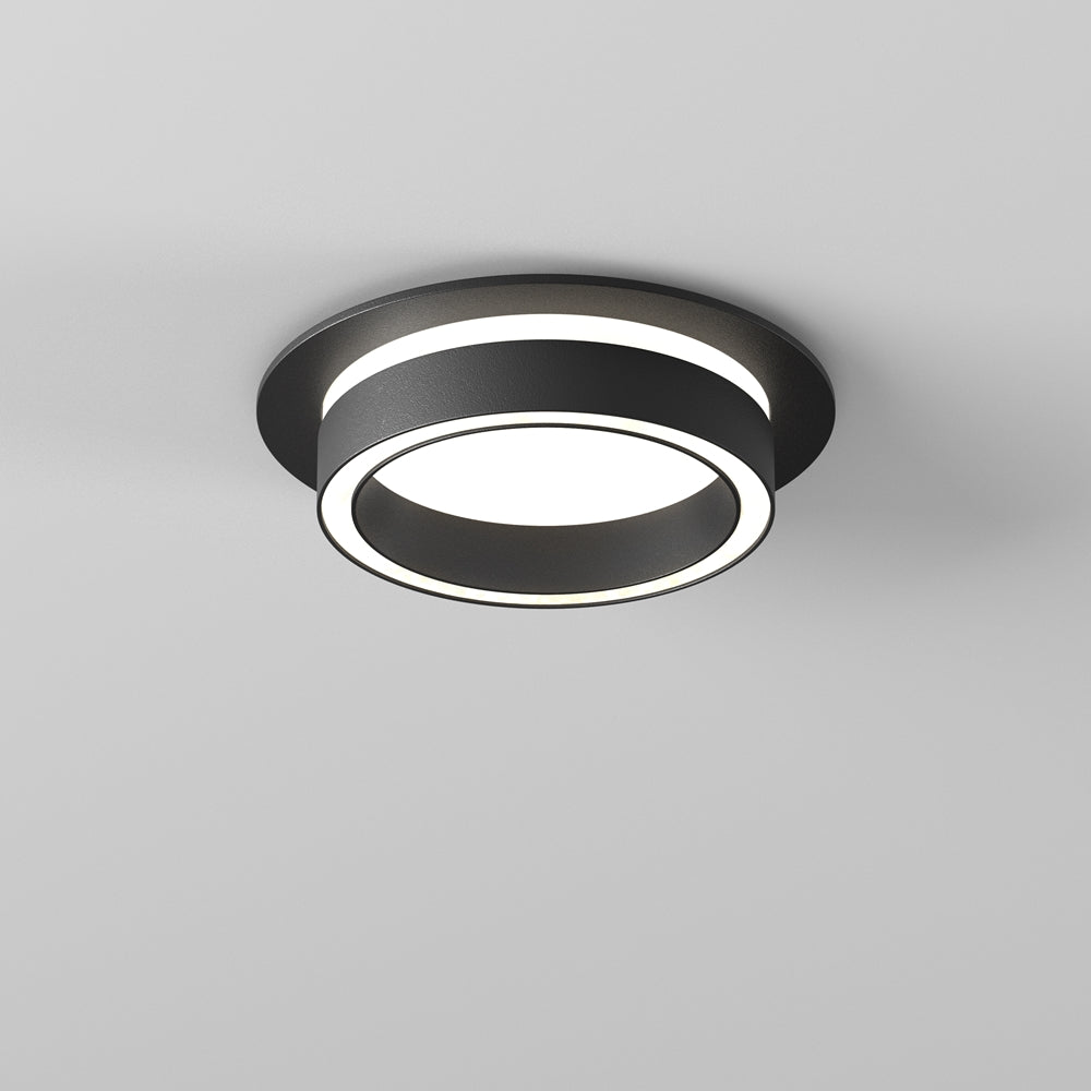 Orlo Recessed Downlight- Black/ White Finish