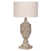 Bengal Table Lamp with White Shade