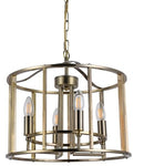Maddie Antique Brass/Chrome Finish
