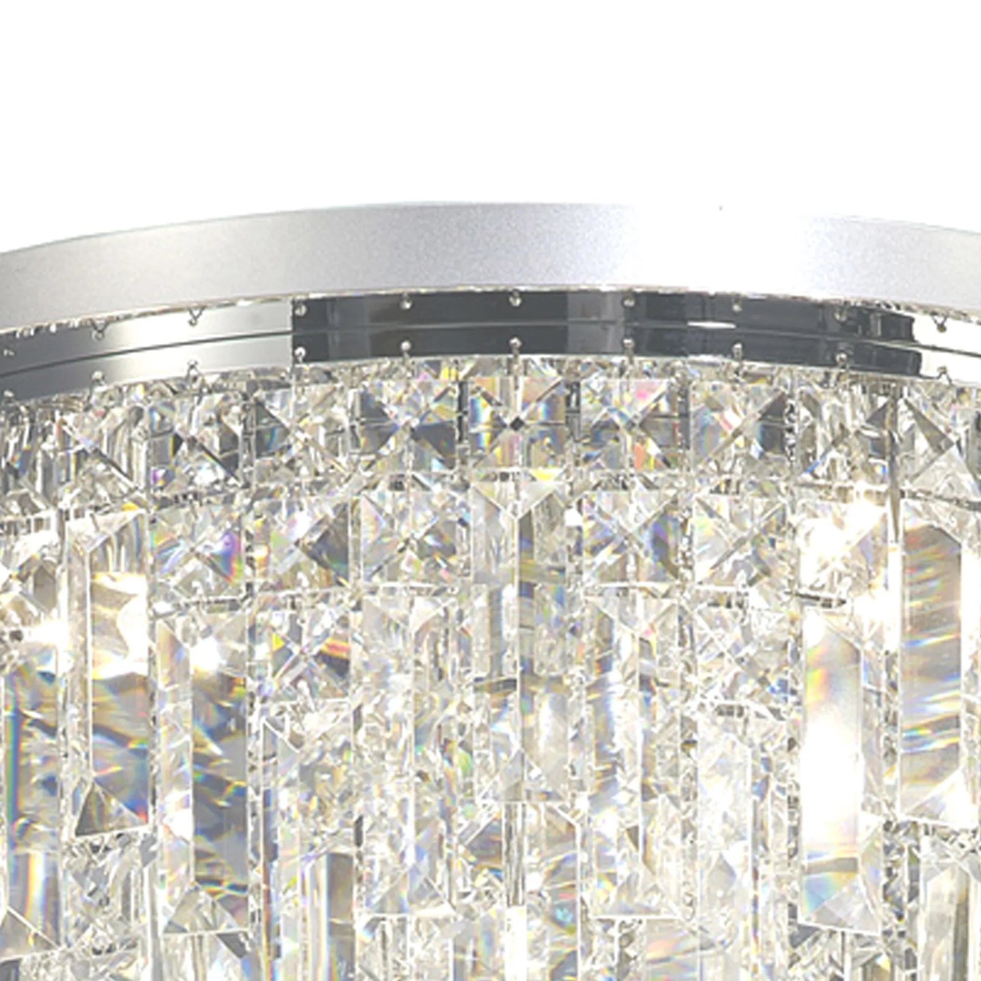 Maddison Round & Square Flush Light- Polished Chrome/ French Gold Finish