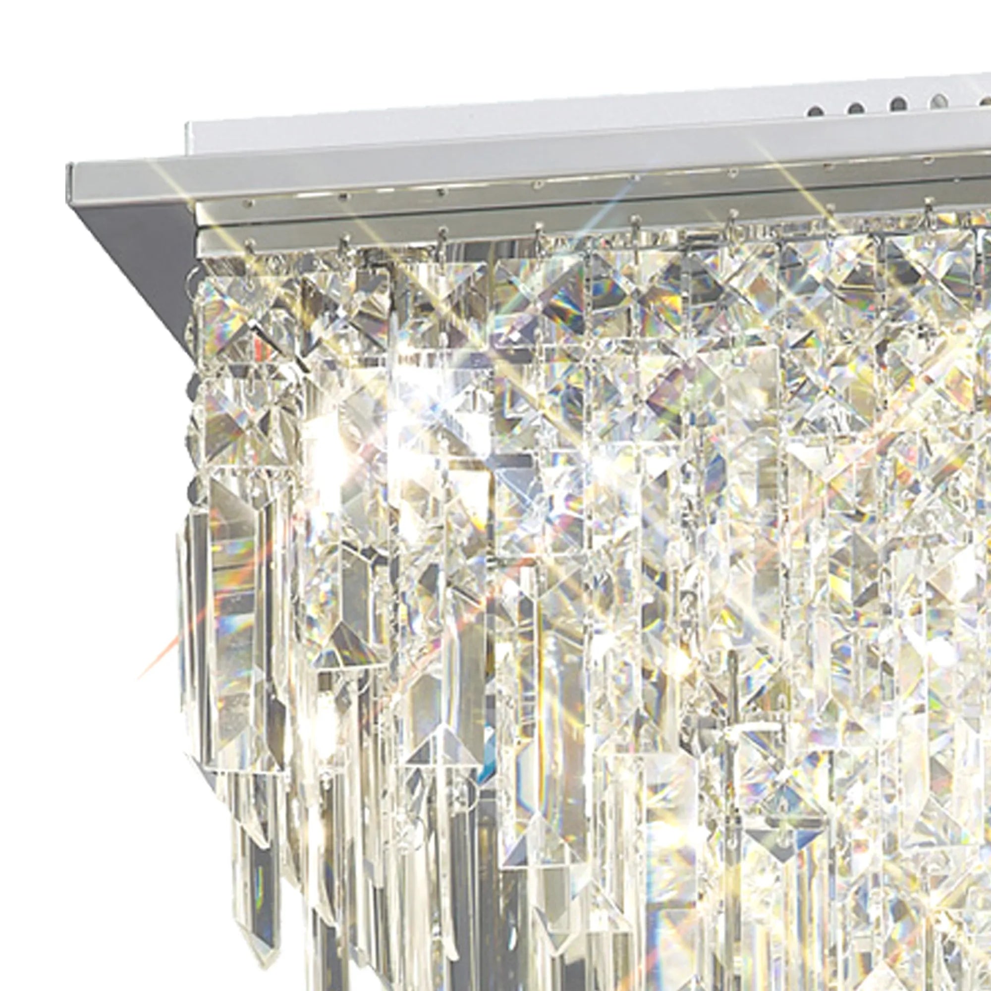 Maddison Round & Square Flush Light- Polished Chrome/ French Gold Finish