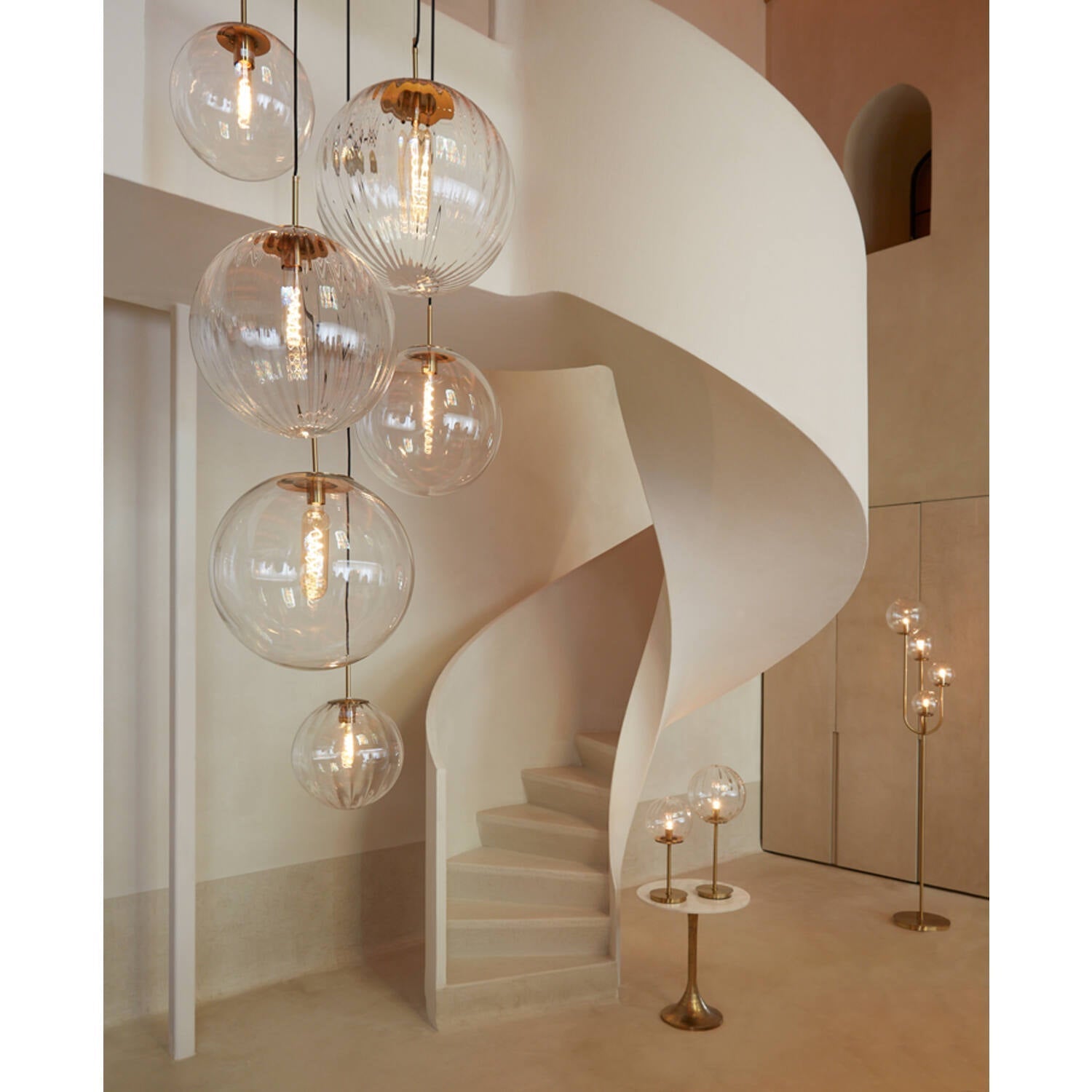 Magdala Hanging Pendant - Various Sizes & Colours