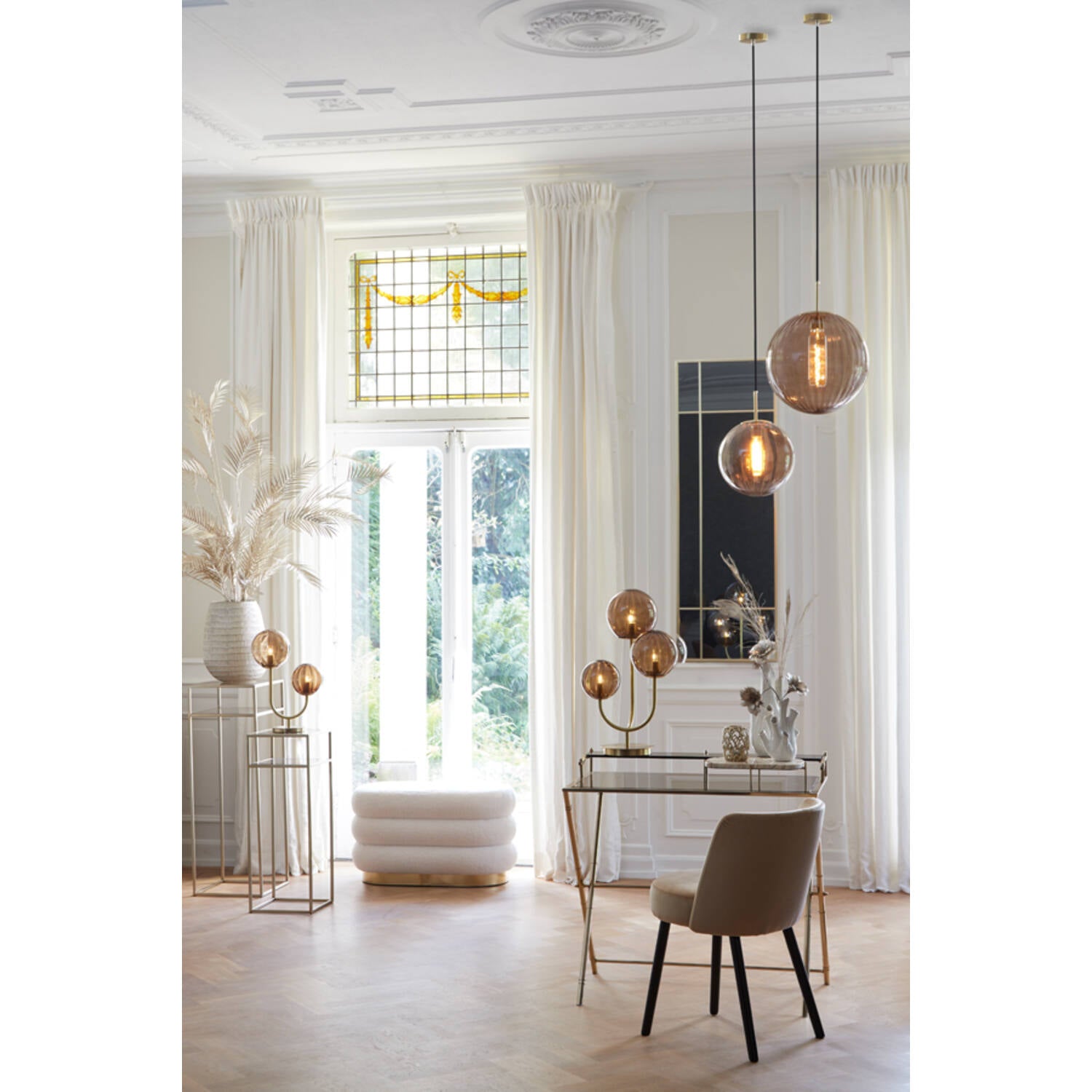 Magdala Hanging Pendant - Various Sizes & Colours