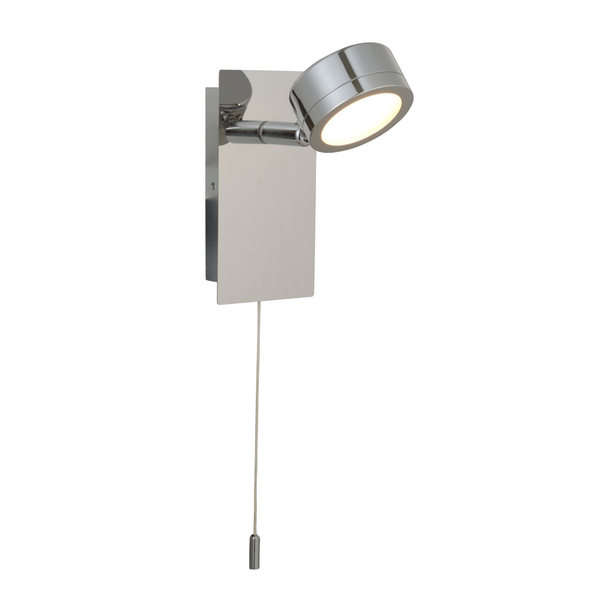 Aqua 1 Light Bathroom Wall Light Polished Chrome - Cusack Lighting