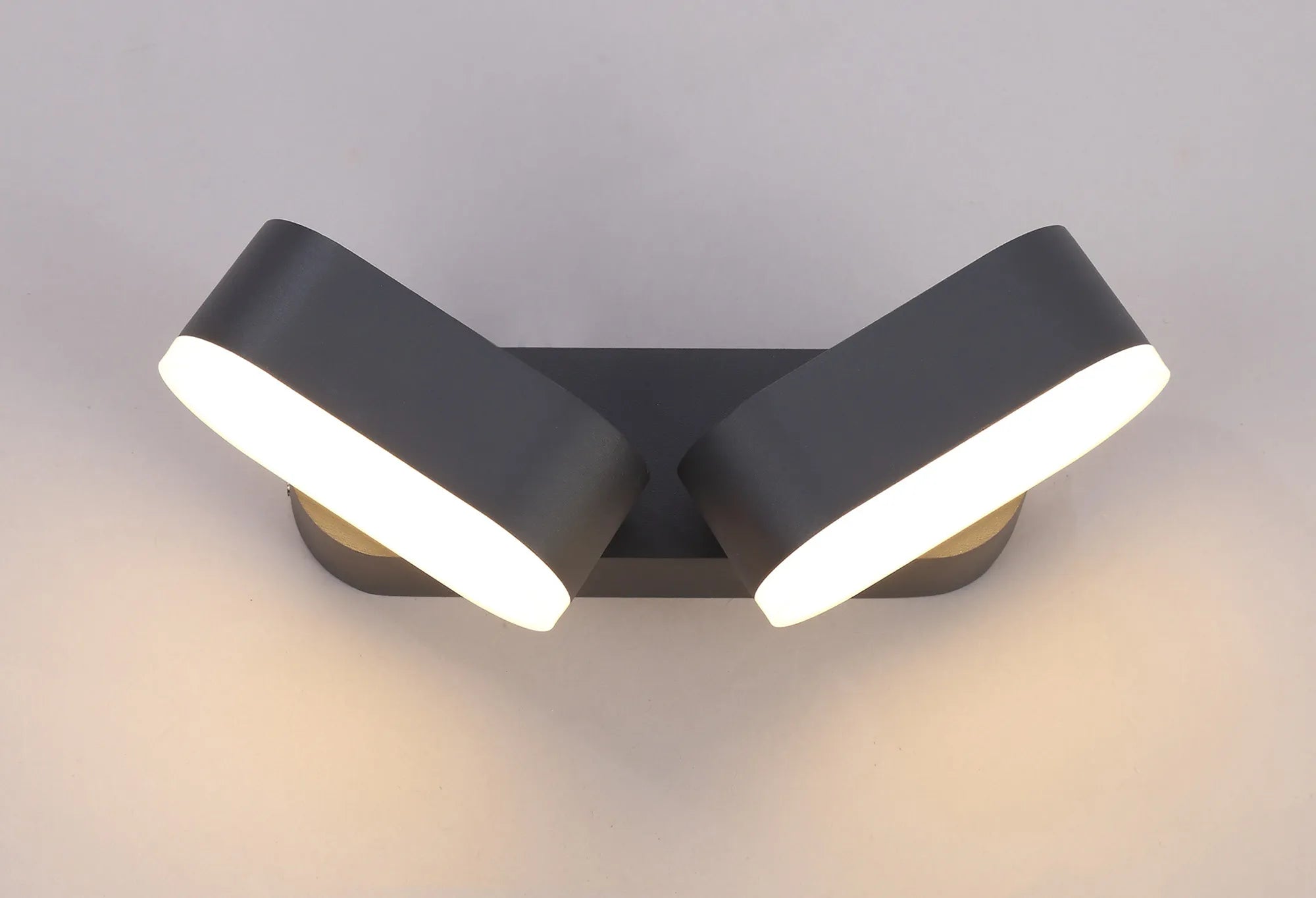 Maine 1/2 Light Adjustable Wall Lamp- Anthracite