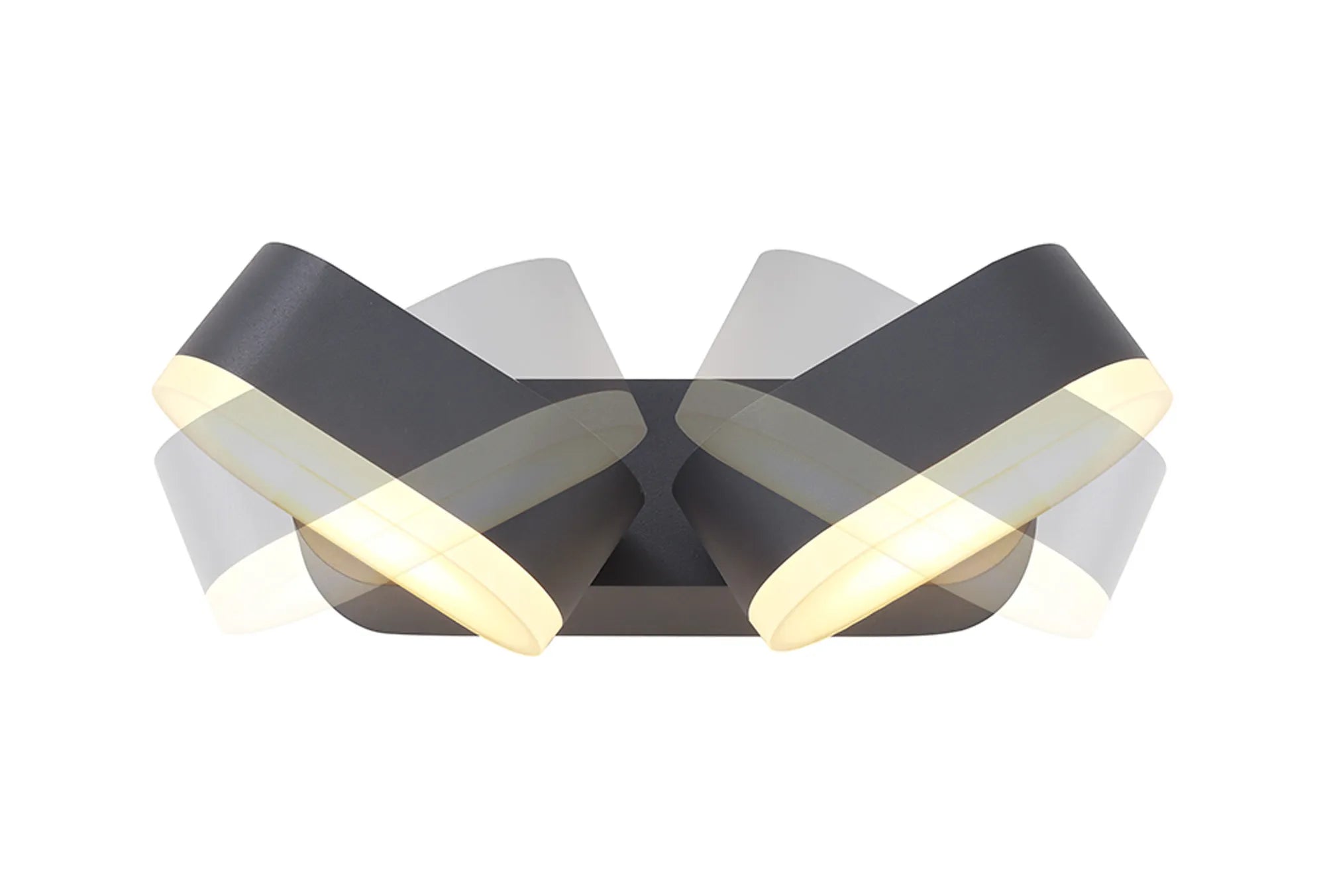 Maine 1/2 Light Adjustable Wall Lamp- Anthracite