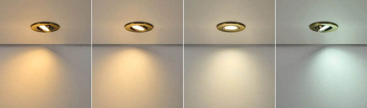 Mave 4/6/8W, Triac Dimmable 4CCT LED Adjustable Downlight- Various Finishes